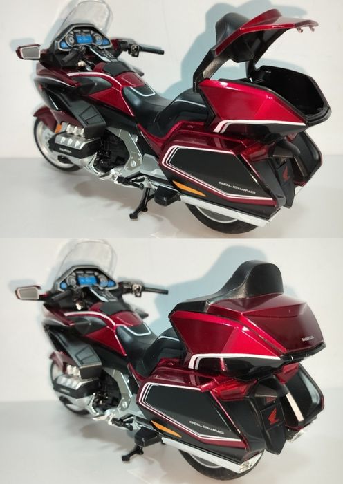 HONDA Gold Wing GL1800 модель мотоцикла 1:11 звук свет металл