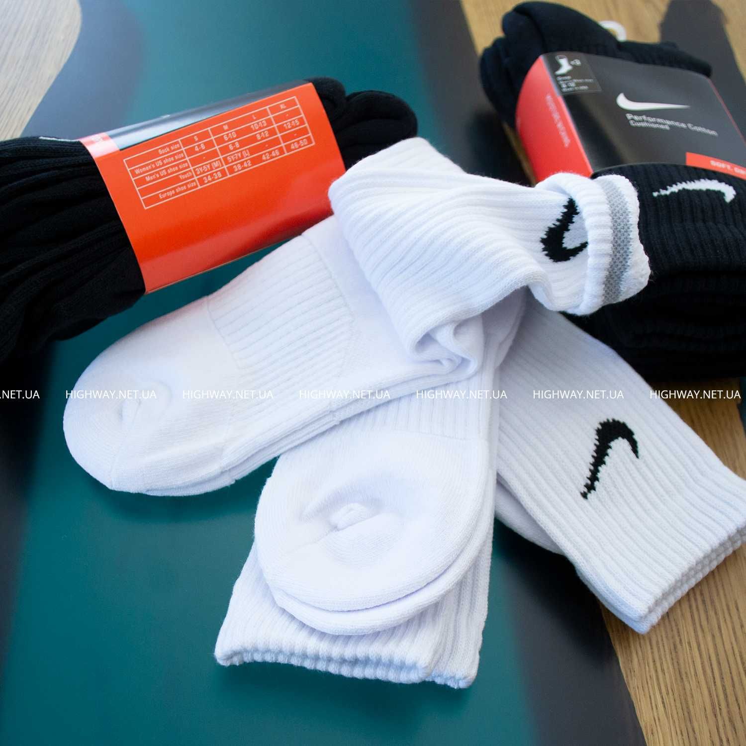 【 HighWay 】 Высокие носки Nike Performance sx4700-101 шкарпетки dri-fi