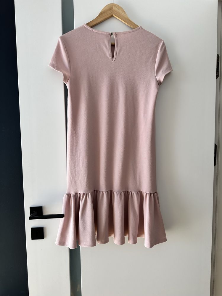 Sukienka roz pudrowy mohito 36