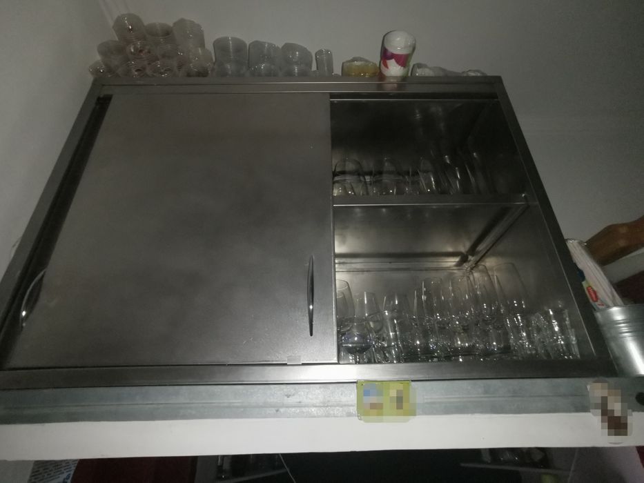 Armário Inox parede