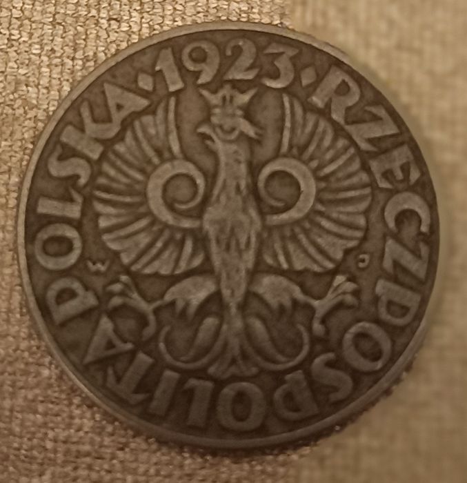 Moneta 50 groszy Polska 1923 – nikiel