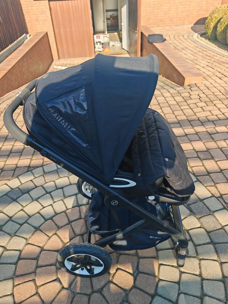 Wózek Cybex Talos S Lux + gondola deep black