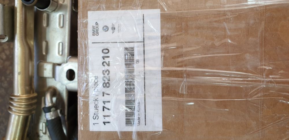 EGR BMW,охладитель ОГ,моторы N47,N57 F серии Е серии Х5M50D,X6M50D