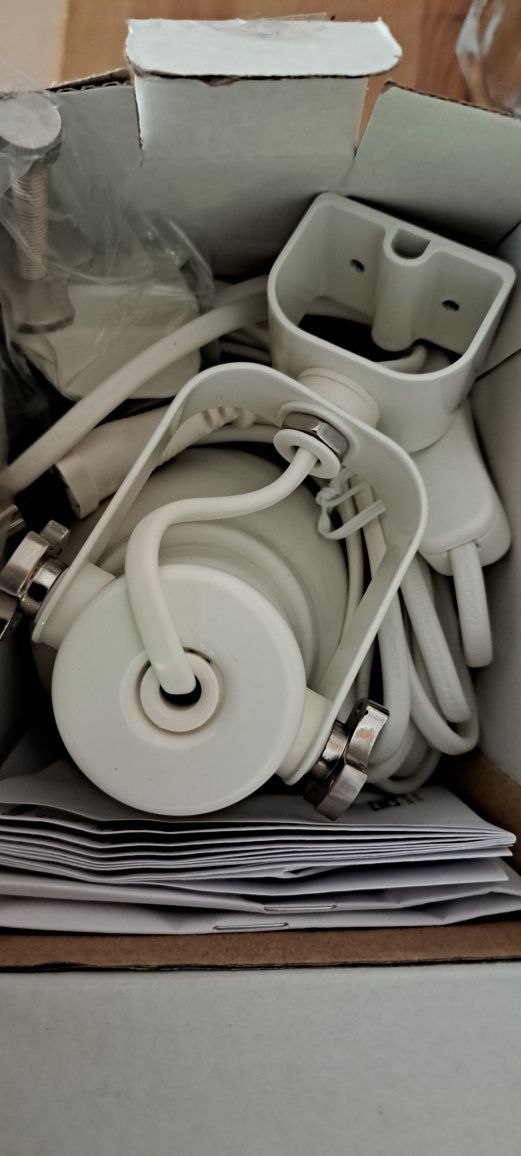 2 x Lampka ścienna Hektar IKEA biała