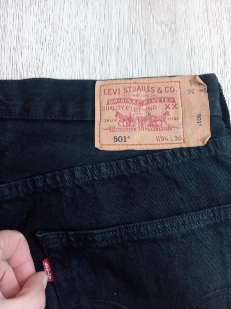 Levi's 501 W34 L36 spodnie dżinsowe