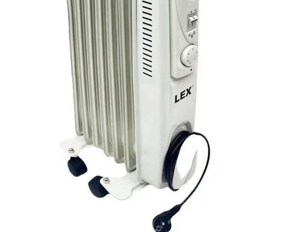 Масляний обігрівач 1500Вт LEX LXHY-15G1 економний оливний нагрівач