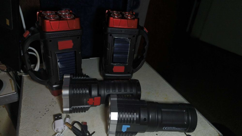 Акамуляторні ліхтарі-павербанки, дуже яркі