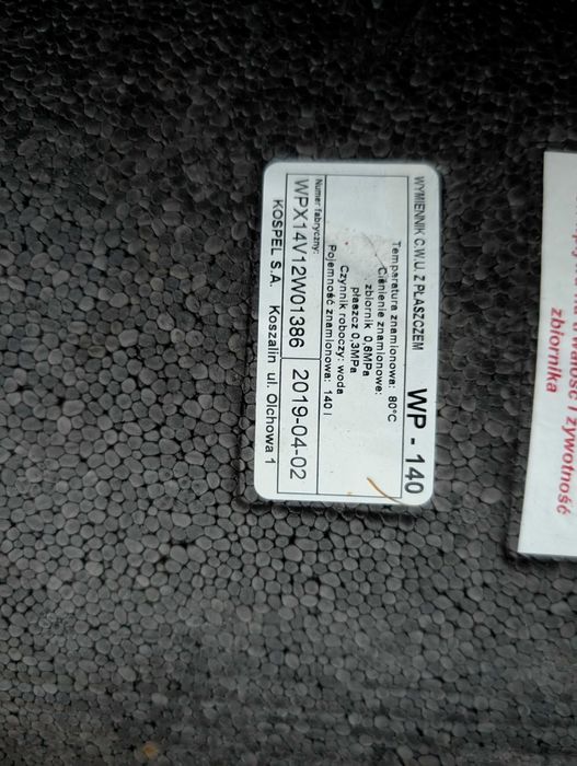 Bojler kospel wp-140 140l