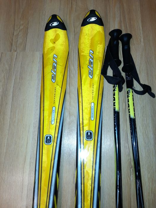 Narty elan x  carve 2.0 długość 170 cm