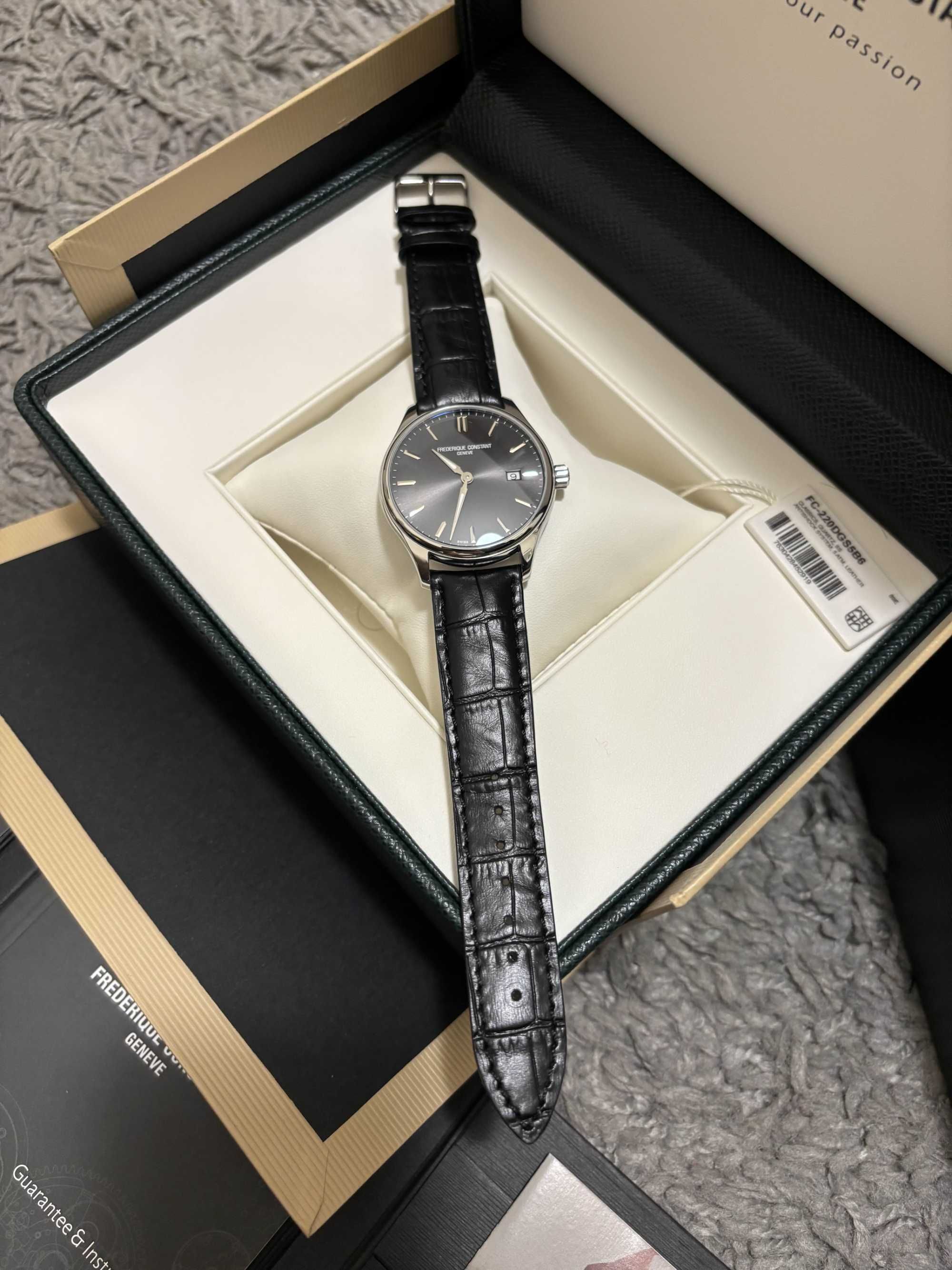 Relógio Luxo Frederique Constant Index Classic (Novo) - Full-Set