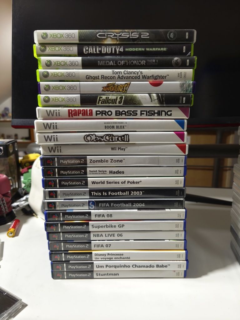 Jogos PS3, PS2, PS1, PSP, Wii, 3DS
