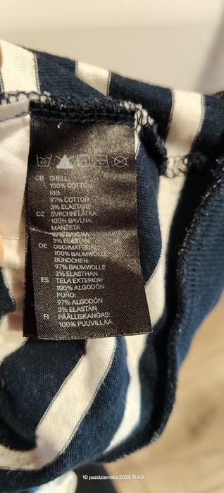 Sweterek w paski H&M 62