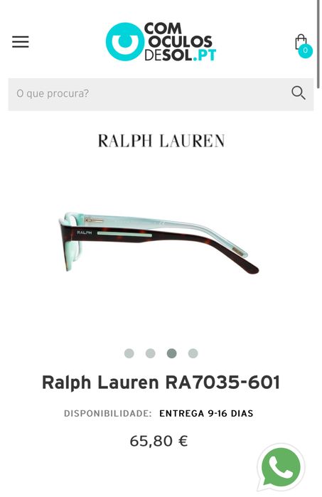 Oculos Ralph Lauren graduados - oculos de descanso