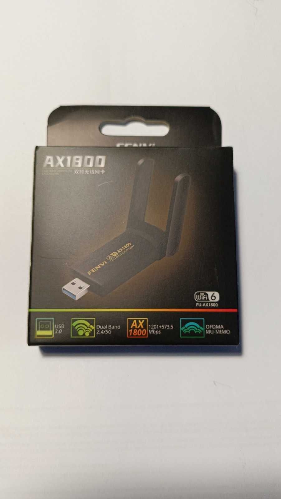 сетевой адаптер Fenvi 1800Mbps WiFi 6  Dual Band 2.4G/5Ghz