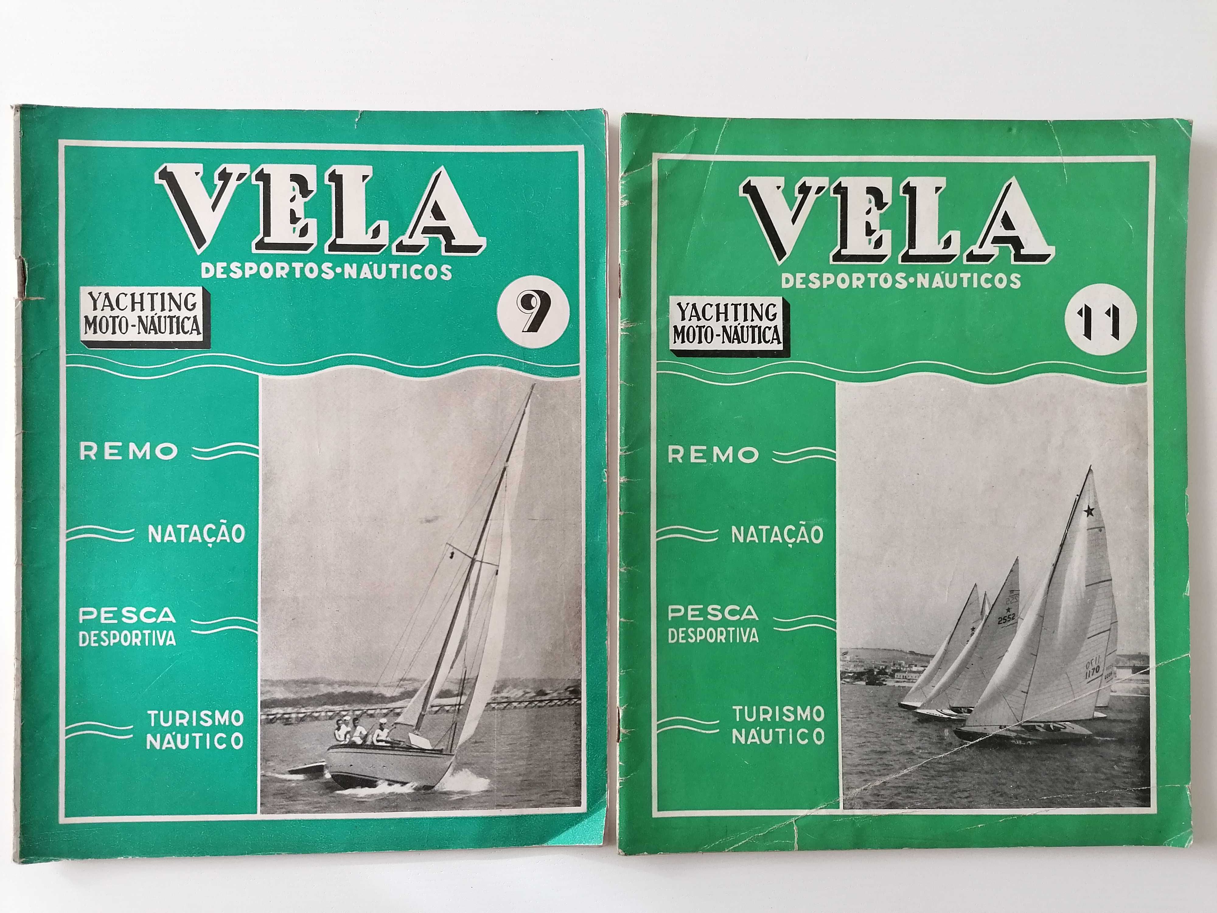 Revista Vela - desportos náuticos, iates - anos 40