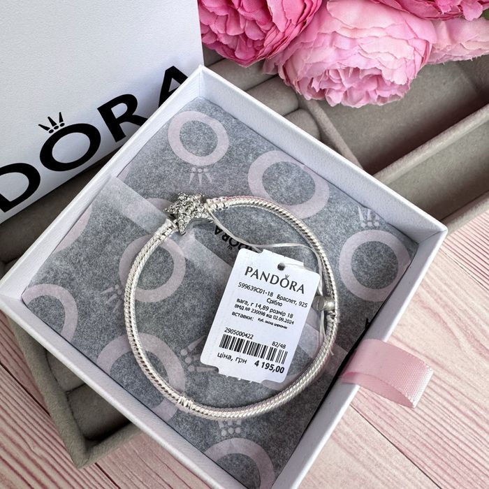 Браслет Пандора, Pandora оригінал, новий браслет пандора прикраса