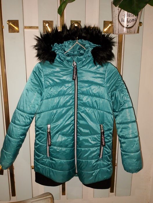 Coccodrillo Turkusowa kurtka/parka