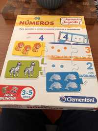 Jogo de tabuleiro “Os Números” para crianças