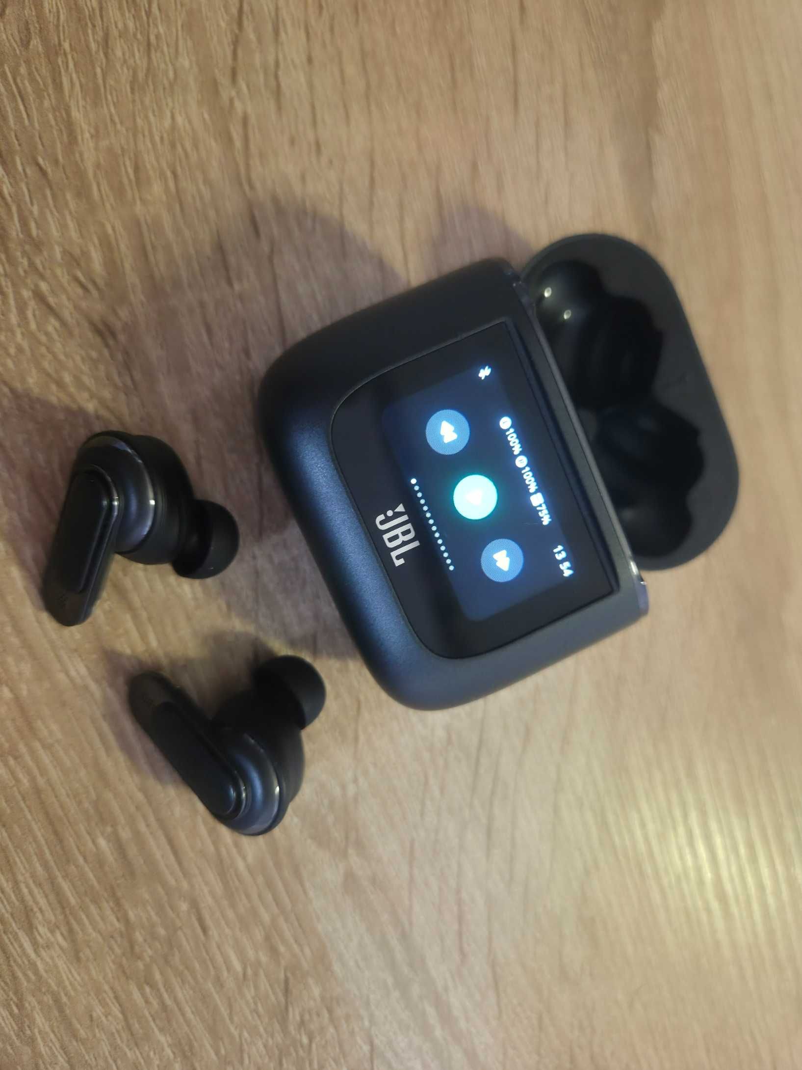 Słuchawki bezprzewodowe JBL Tour Pro 2 Czarne Dokanałowe Bluetooth 5.3