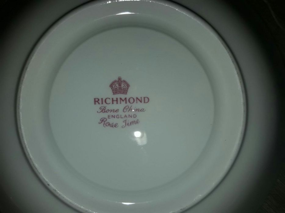 Porcelana Richmond Rose Time England Filiżanka i Spodek Antyk Zabytek
