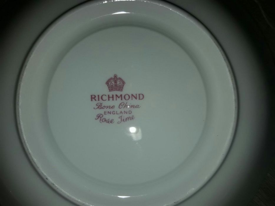 Porcelana Richmond Rose Time England Filiżanka i Spodek Antyk Zabytek