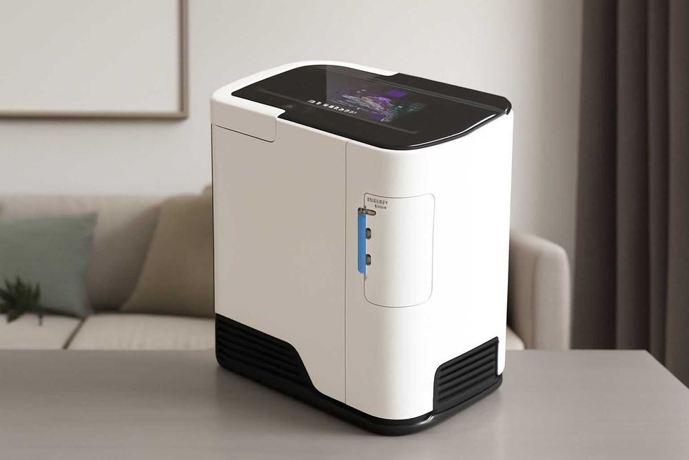 Przenośny koncentrator tlenu (jak nowy 9h pracy) - tlenoterapia