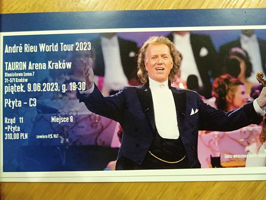 Bilety koncert Andre Rieu Kraków