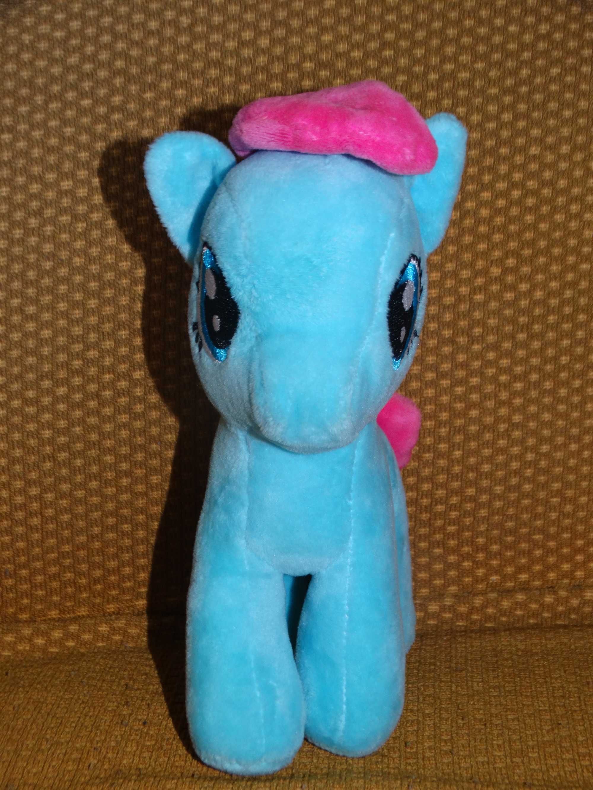 Konik Pony Niebieski Rainbow Dash Pluszak Maskotka słodki miękki 22 cm