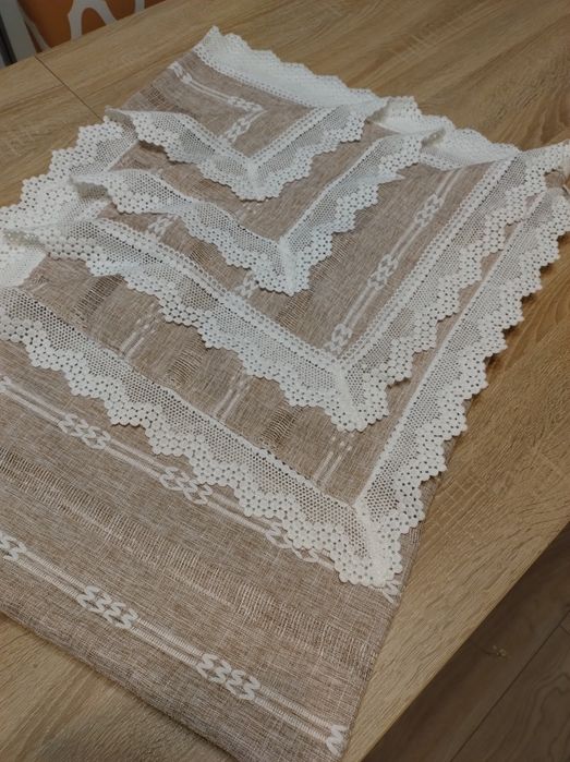 Piękny prostokątny obrus