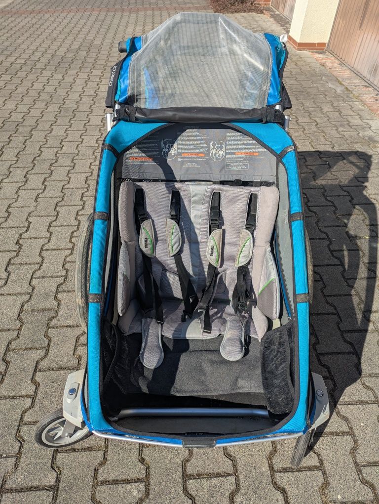 Przyczepka dwuosobowa Thule Chariot CX2 wielofunkcyjna amortyzowana
