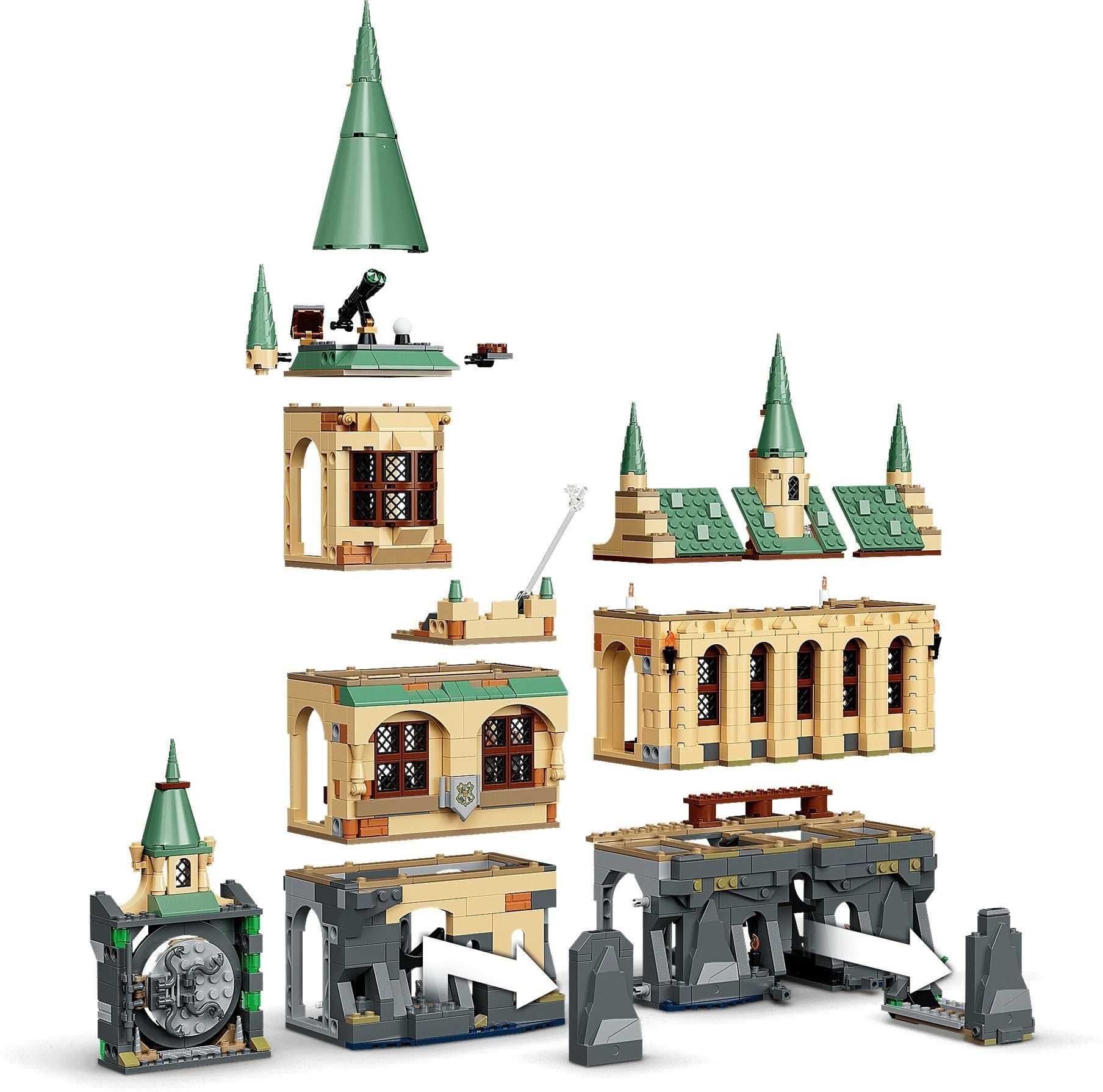 1176EL. Klocki Komnata Tajemnic w Hogwarcie do LEGO Harry Potter 76389