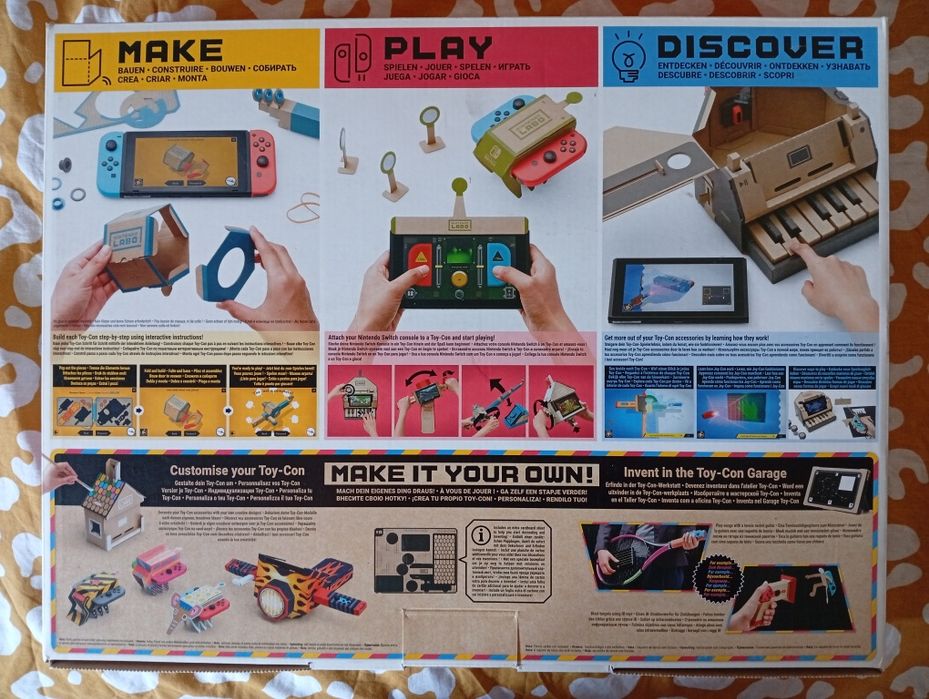 Jogo labo + acessórios. Novos e completos Nintendo Labo kit variável.