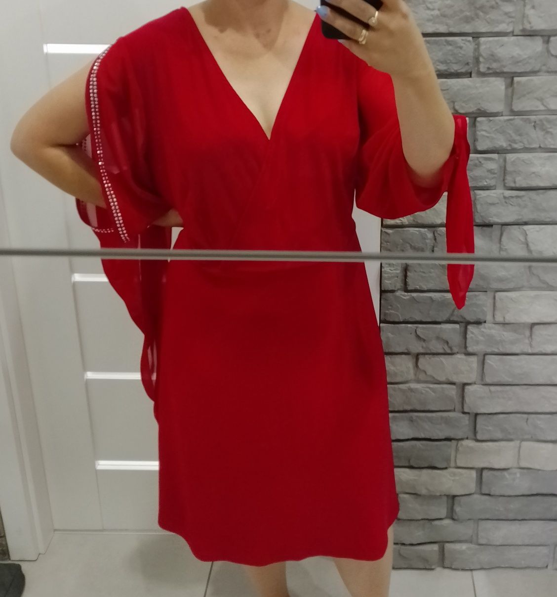 Nowa elegancka sukienka koktajlowa 48/50