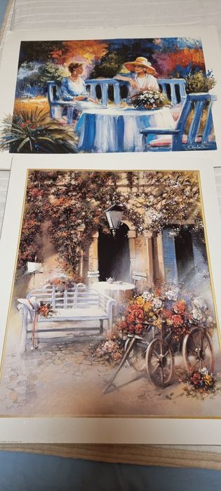 Obrazy bezxramy 50x40cm 2 szt