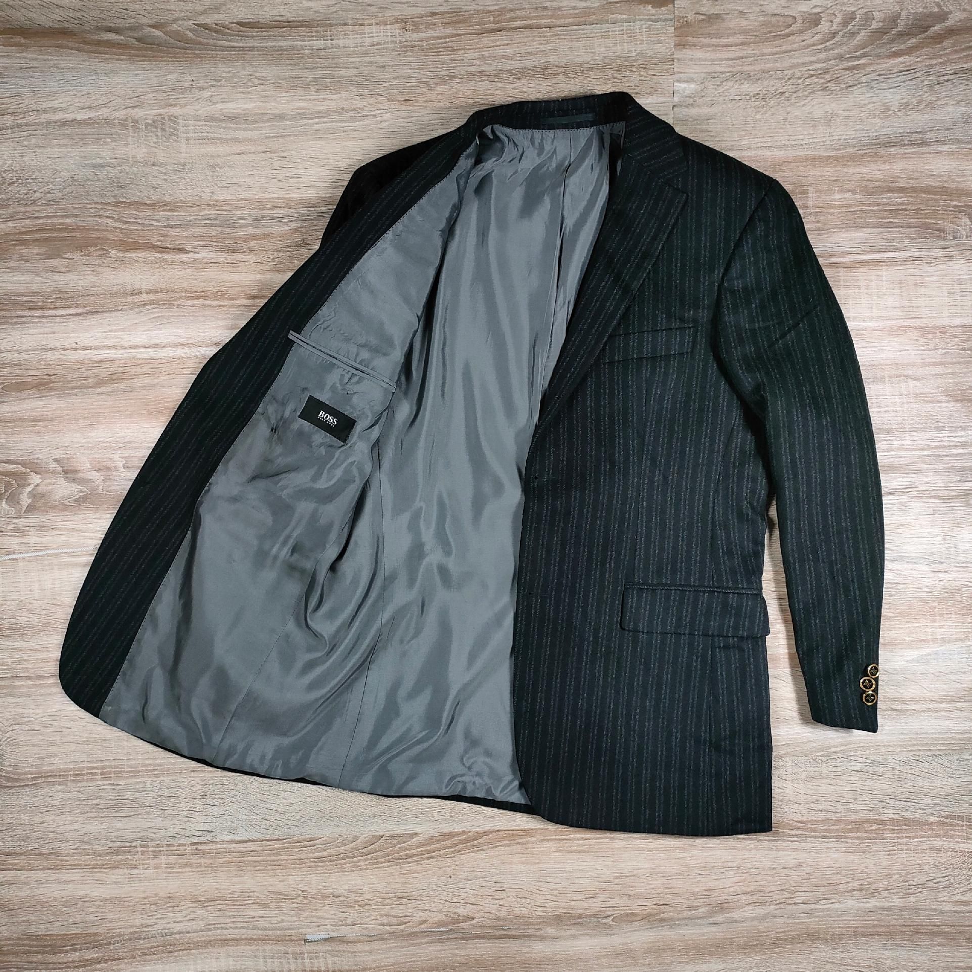 HUGO BOSS Bertolucci Marynarka Wełniana Męska r.48