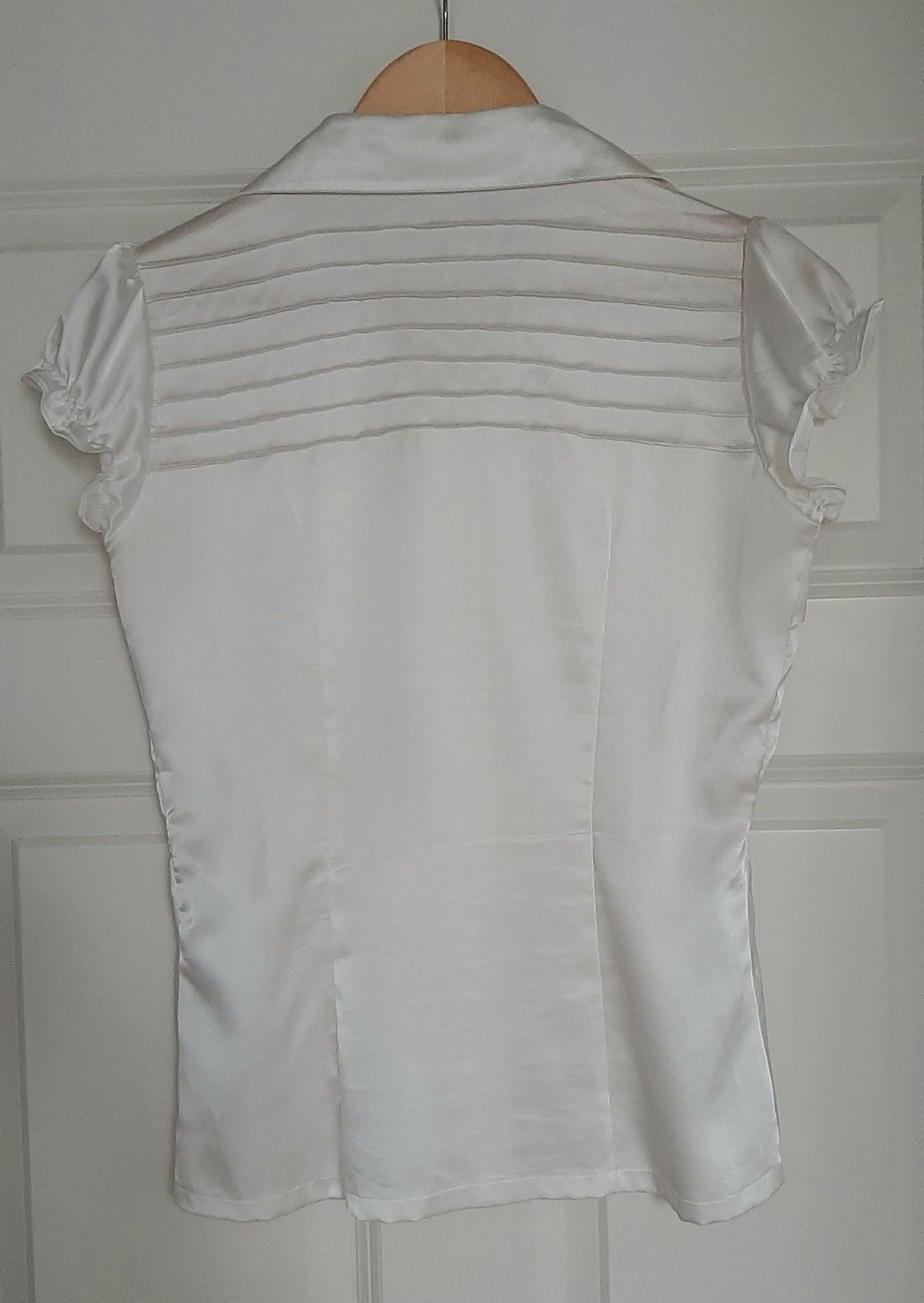 Biała  ekegancka koszula 38