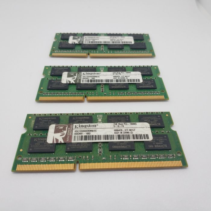 6 GB de Memória Ram Kingston DDR3 10600S