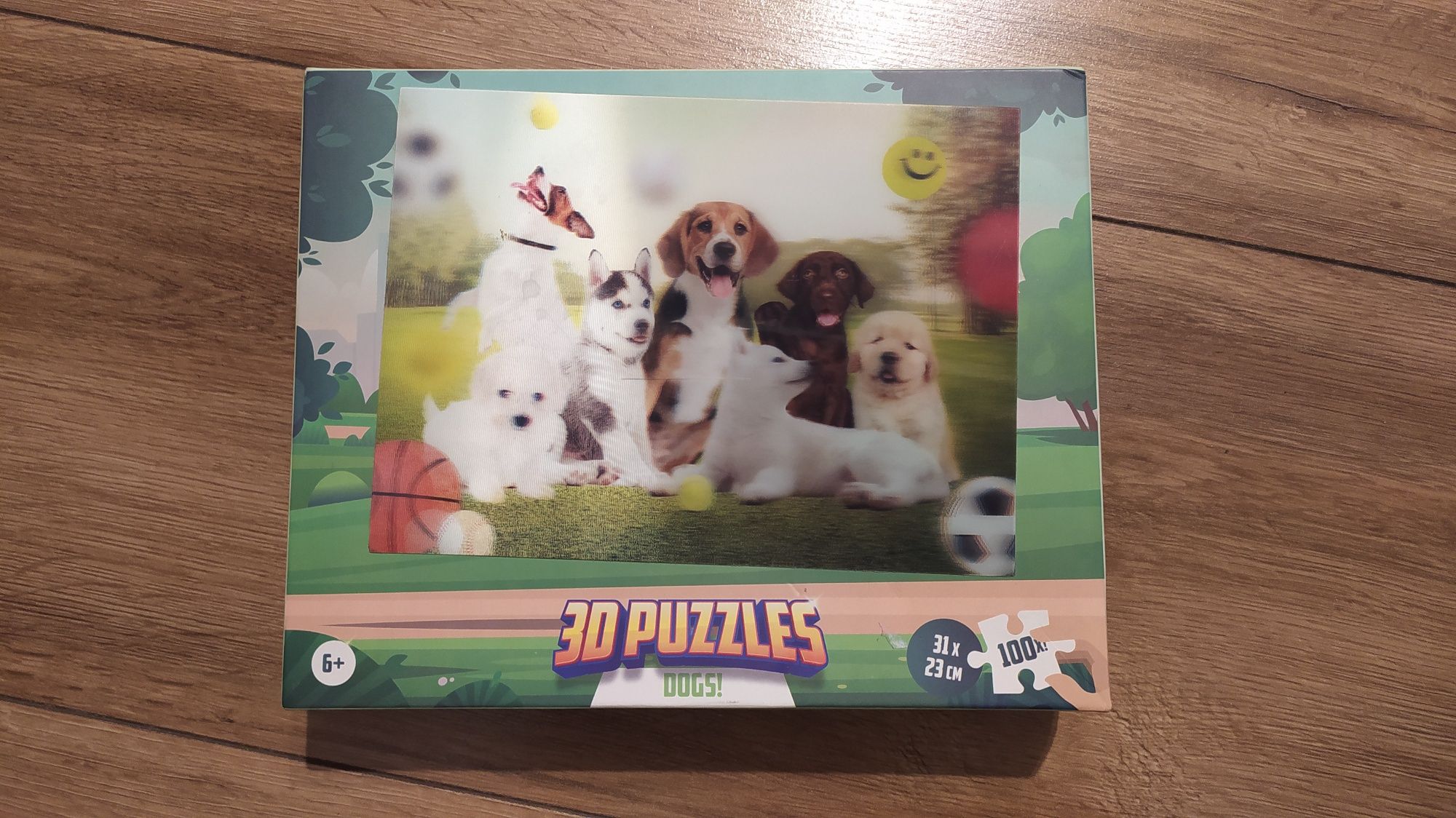 Puzzle 3D dogs 100szt