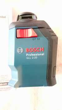 Лазерный линейный уровень нивелир BOSCH GLL2-20 professional