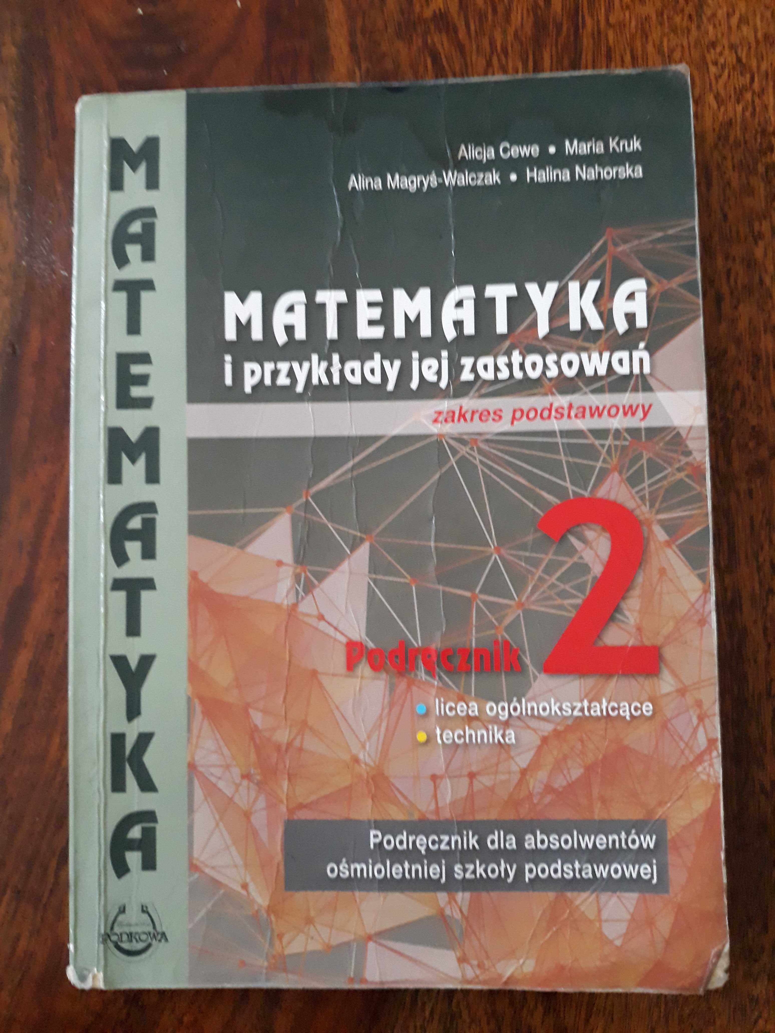 Podręcznik Matematyka i przykłady jej zastosowań 2