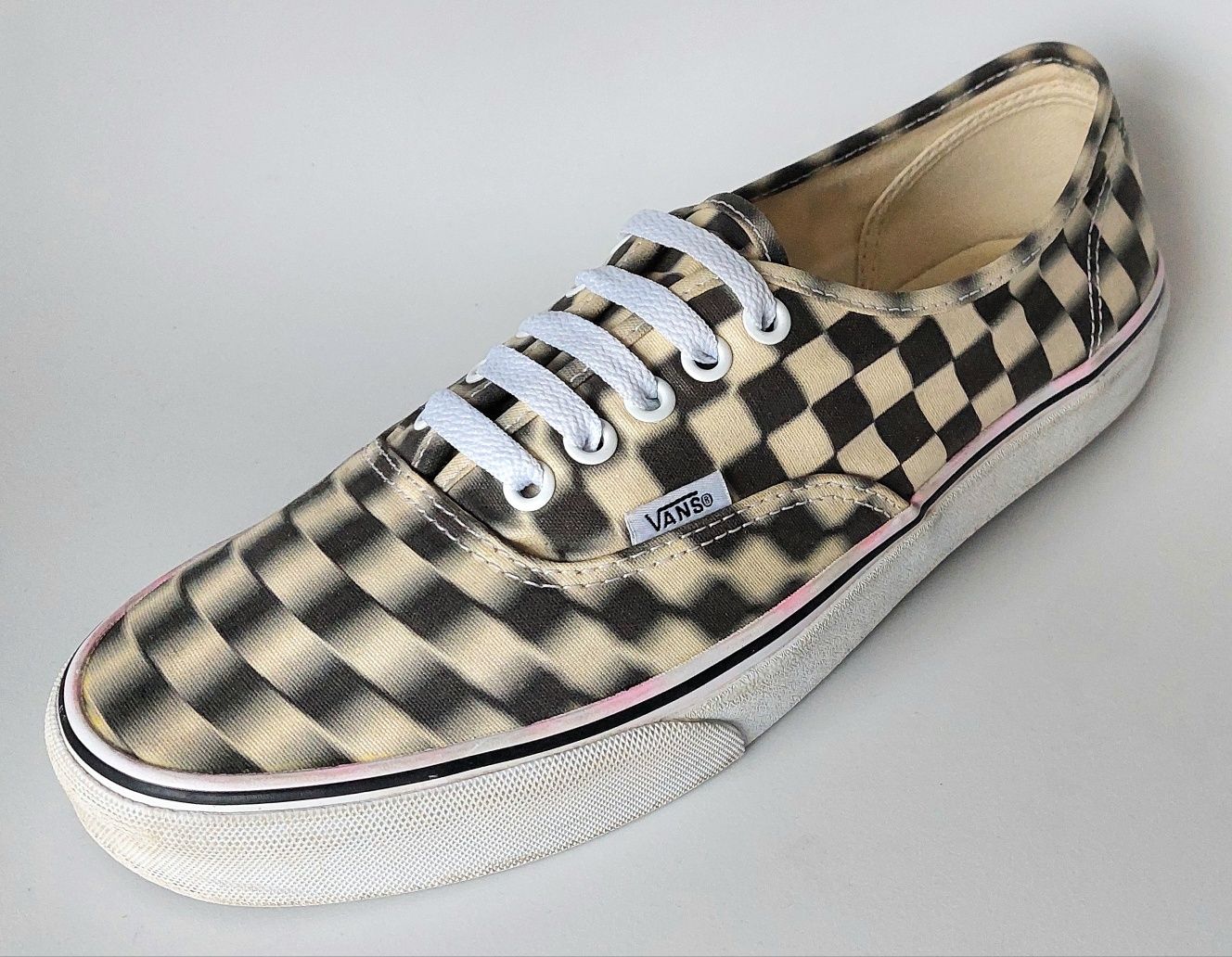 Buty Vans Authentic Blur Check roz.42 Checkerboard trampki