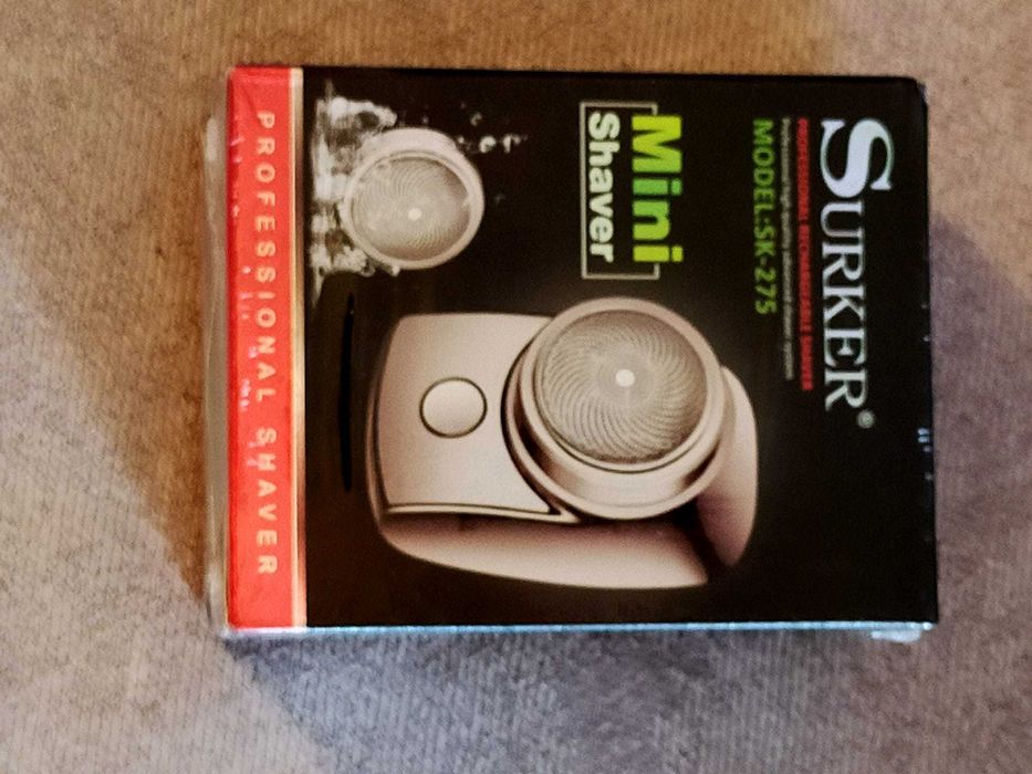 Maquina de barbear portátil elétrica