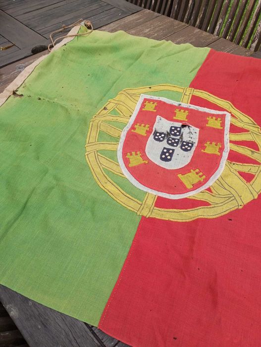 Bandeira Portuguesa antiga- Bordada