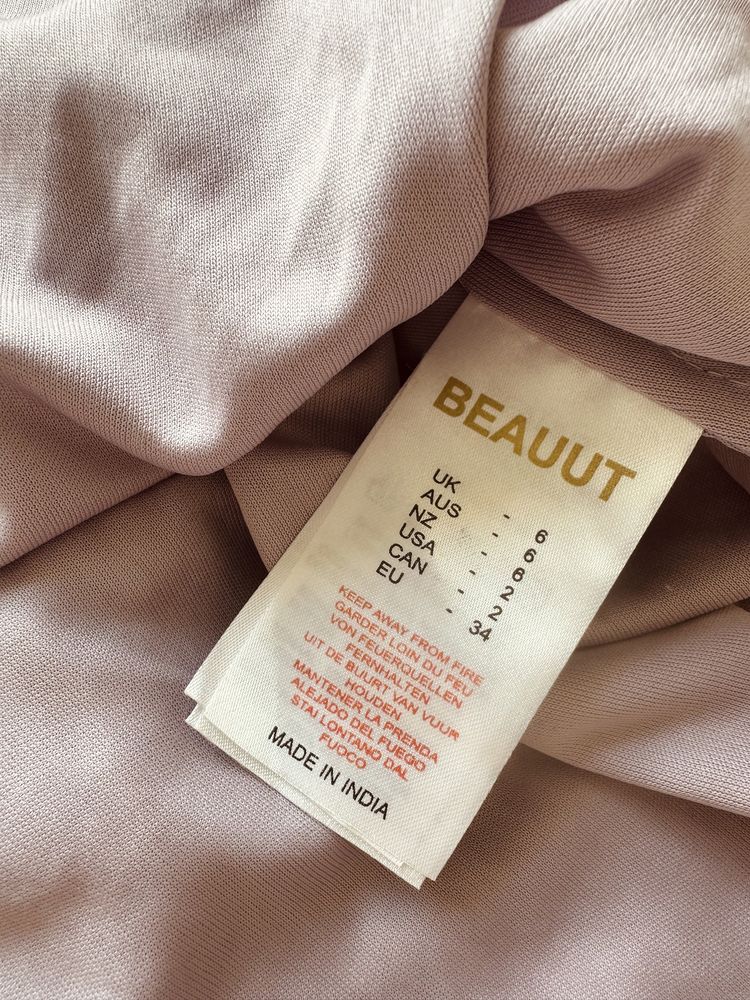 Bogato zdobiona sukienka beauut - asos cekinowa sukienka midi