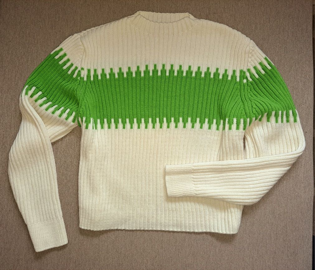 Komplet z dzianiny 38 / 40 M/L - Spódnica z kieszeniami i sweter