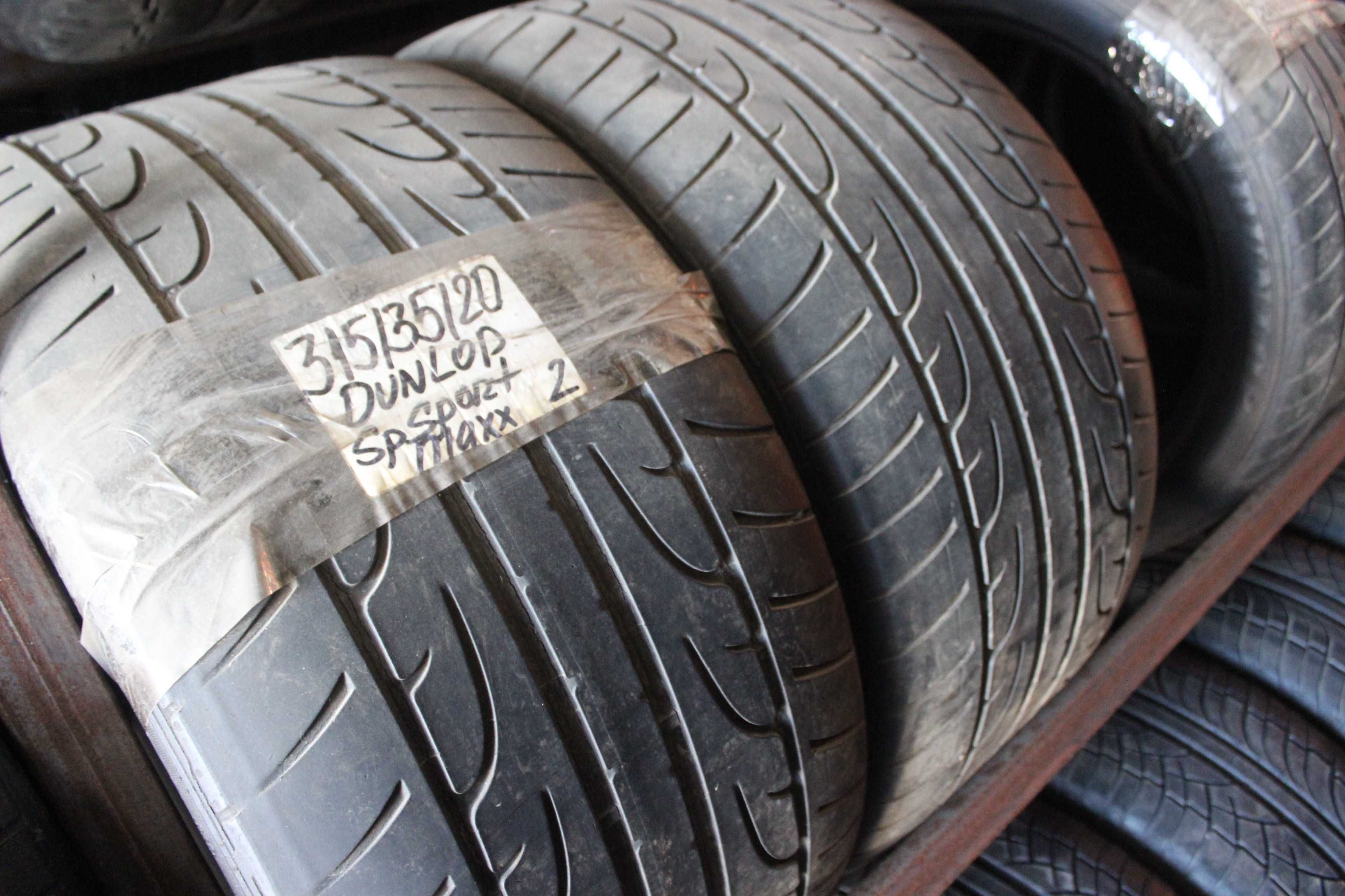 315-35-R20 DUNLOP SP SPORT MAXX 2 штуки пара летней резины GERMANY