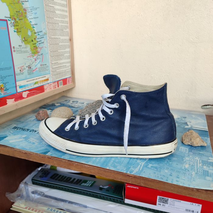 Кожаные кеды Converse высокие оригинал из США 46,5