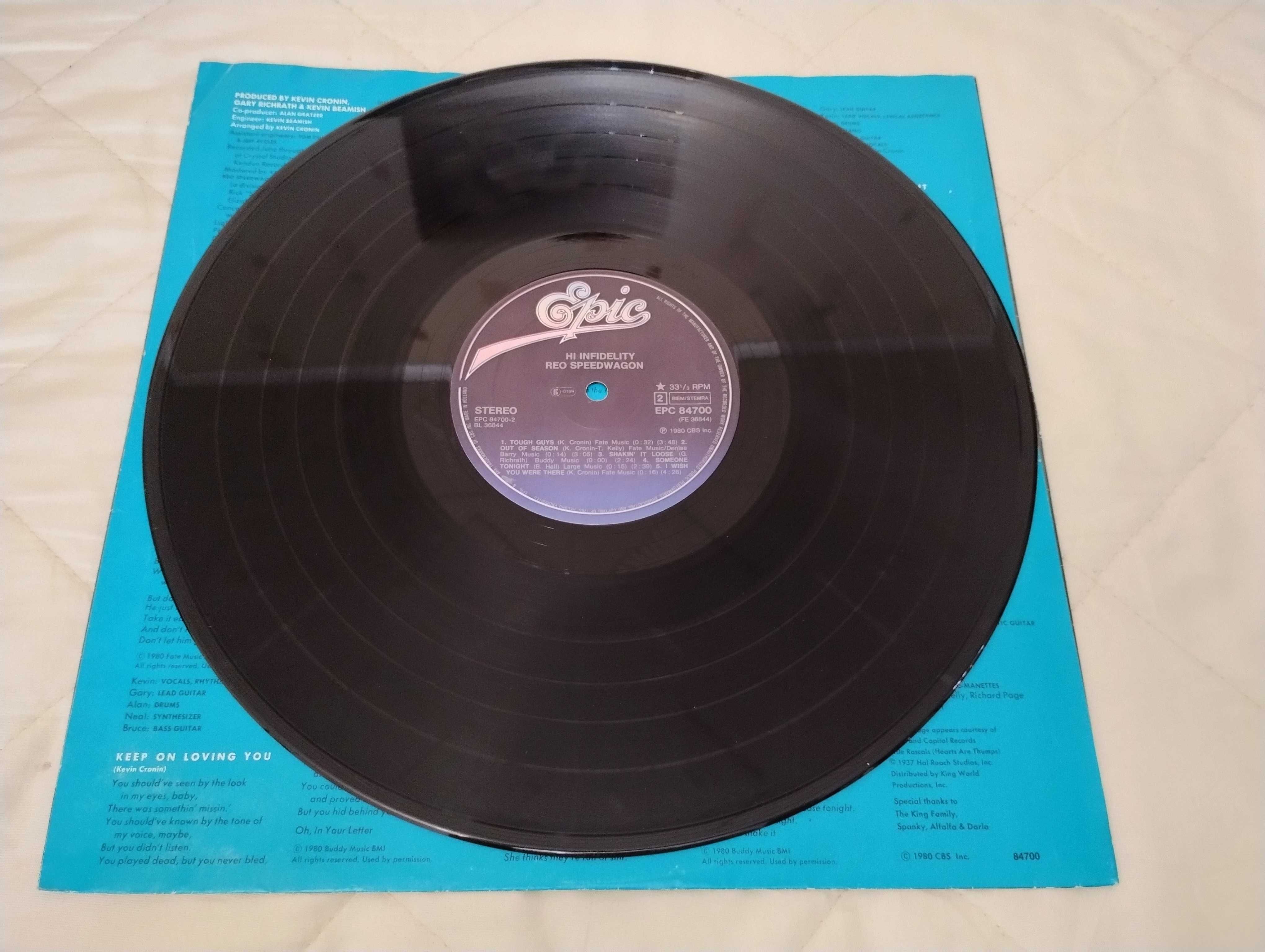 Reo Speedwagon hi infidelity LP