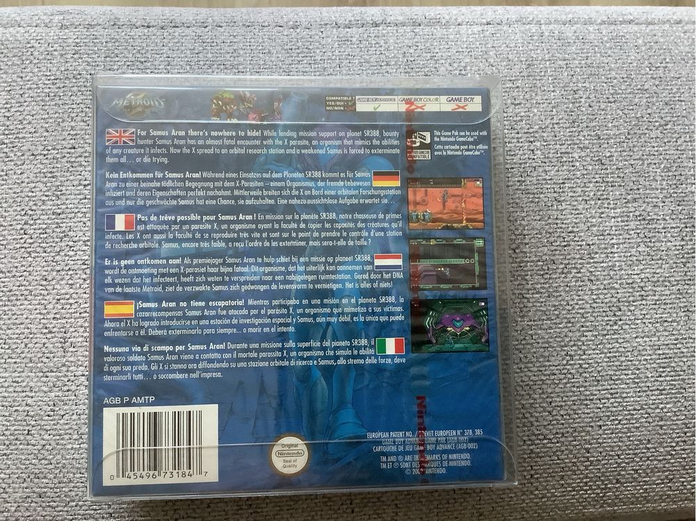 Nowy Metroid Fusion Game Boy Advance