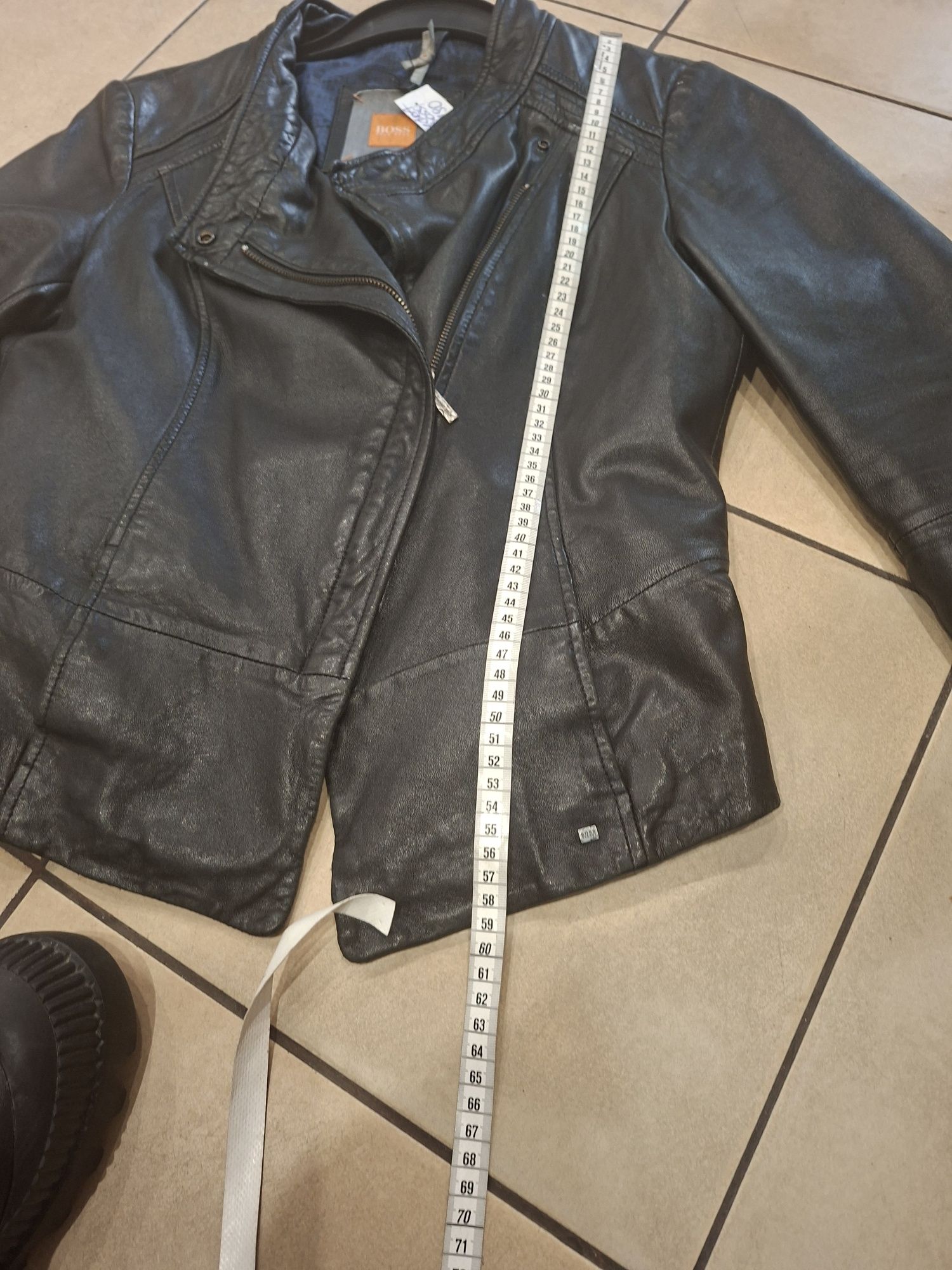 Ramoneska marki Boss skórzana S/M
